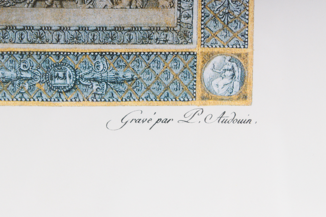 Pair of Framed Offset Lithographs after Pierre Audouin