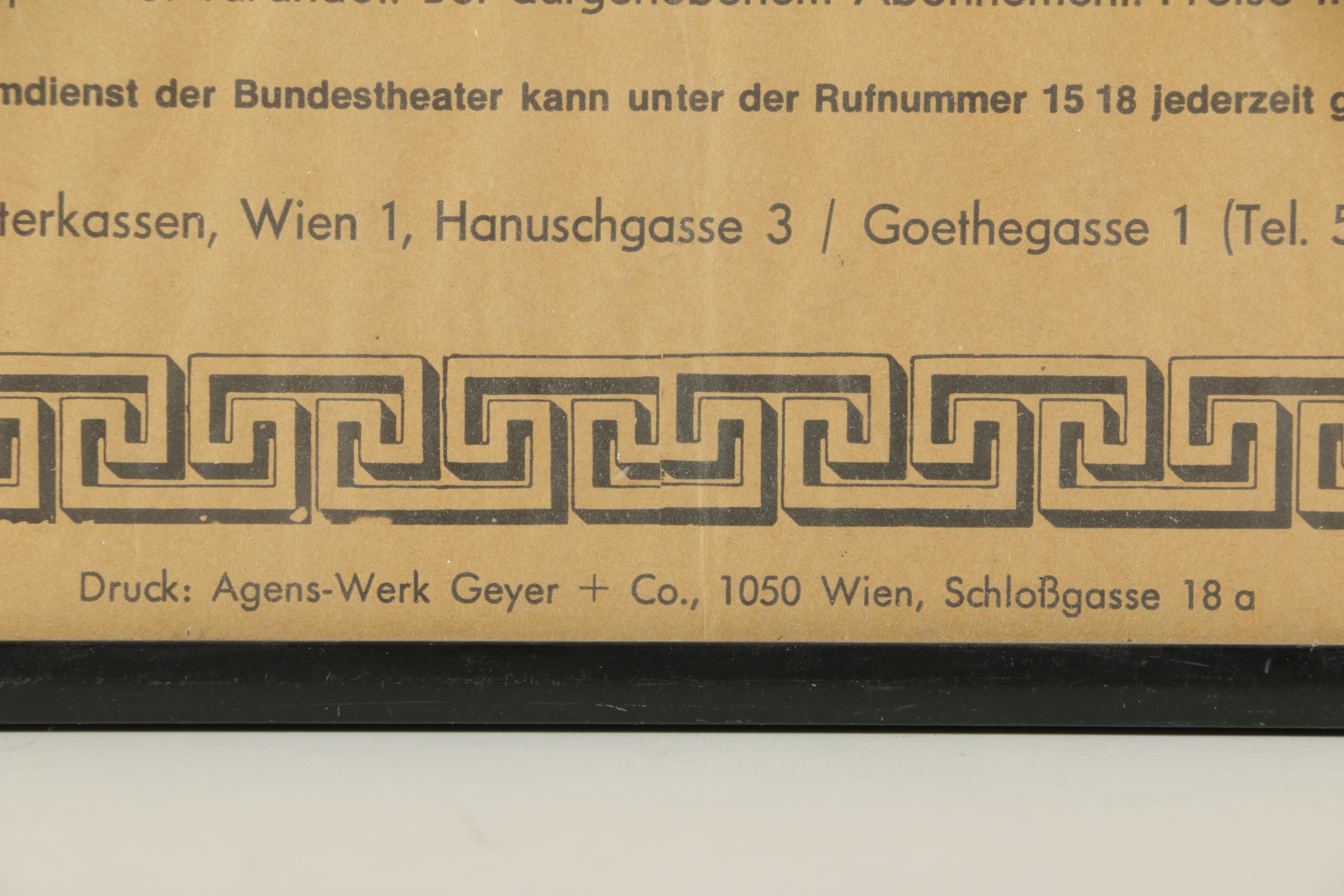 1973 Vienna State Opera Posters