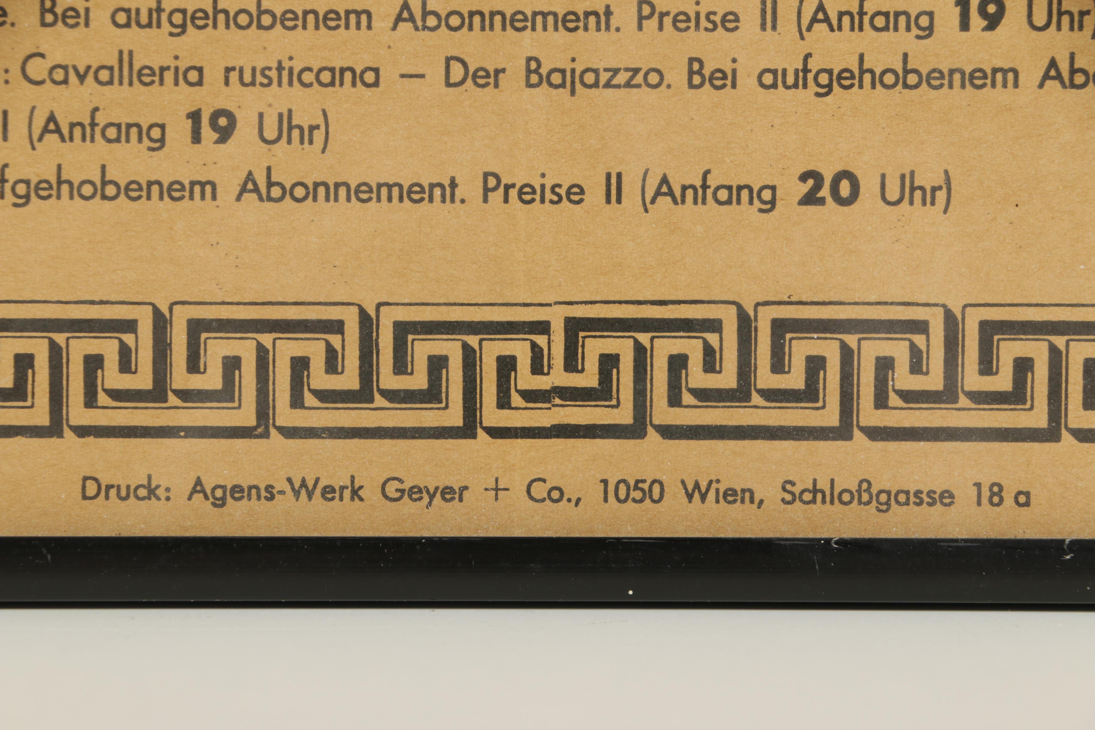 1973 Vienna State Opera Posters