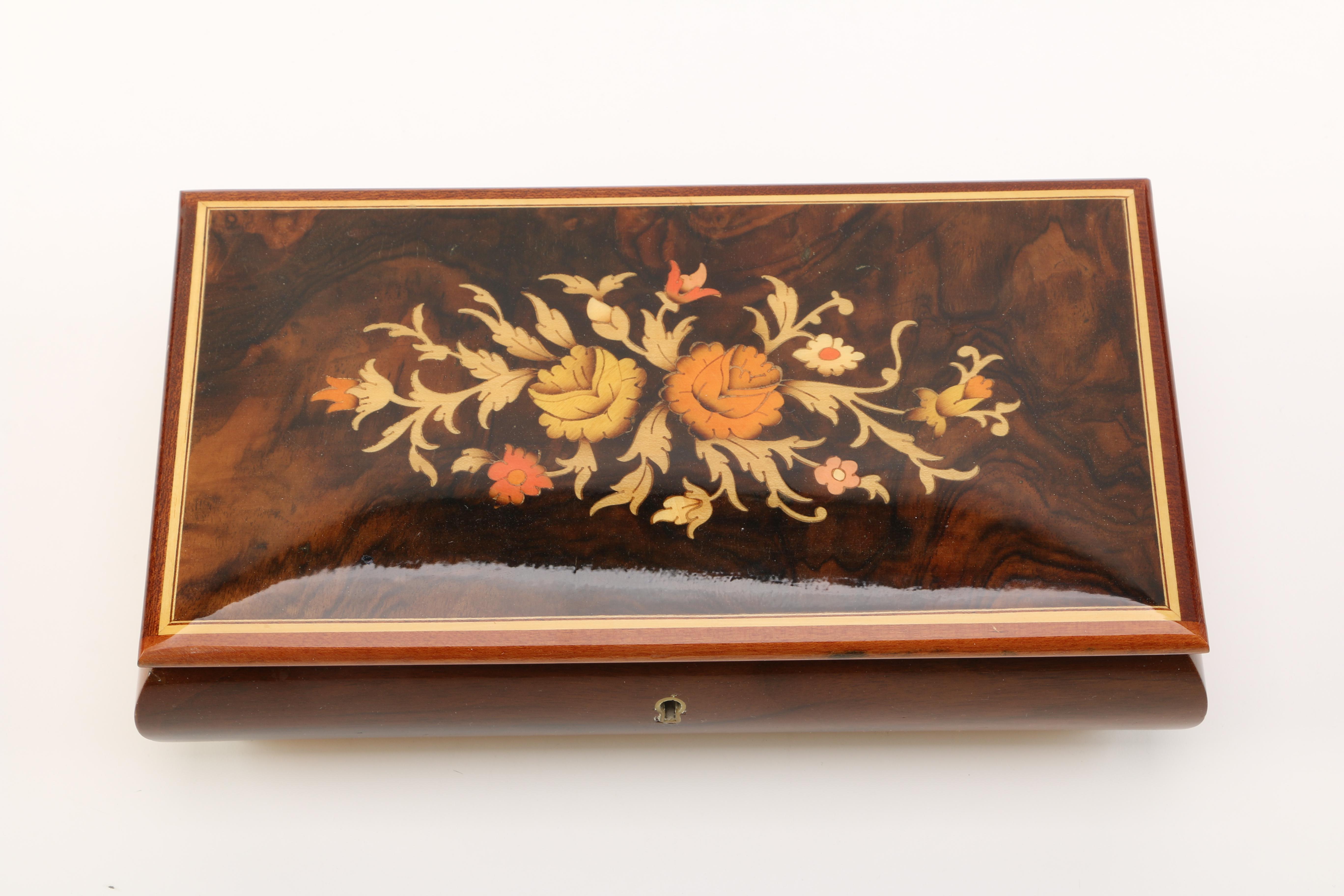 Italian Marquetry Music Box