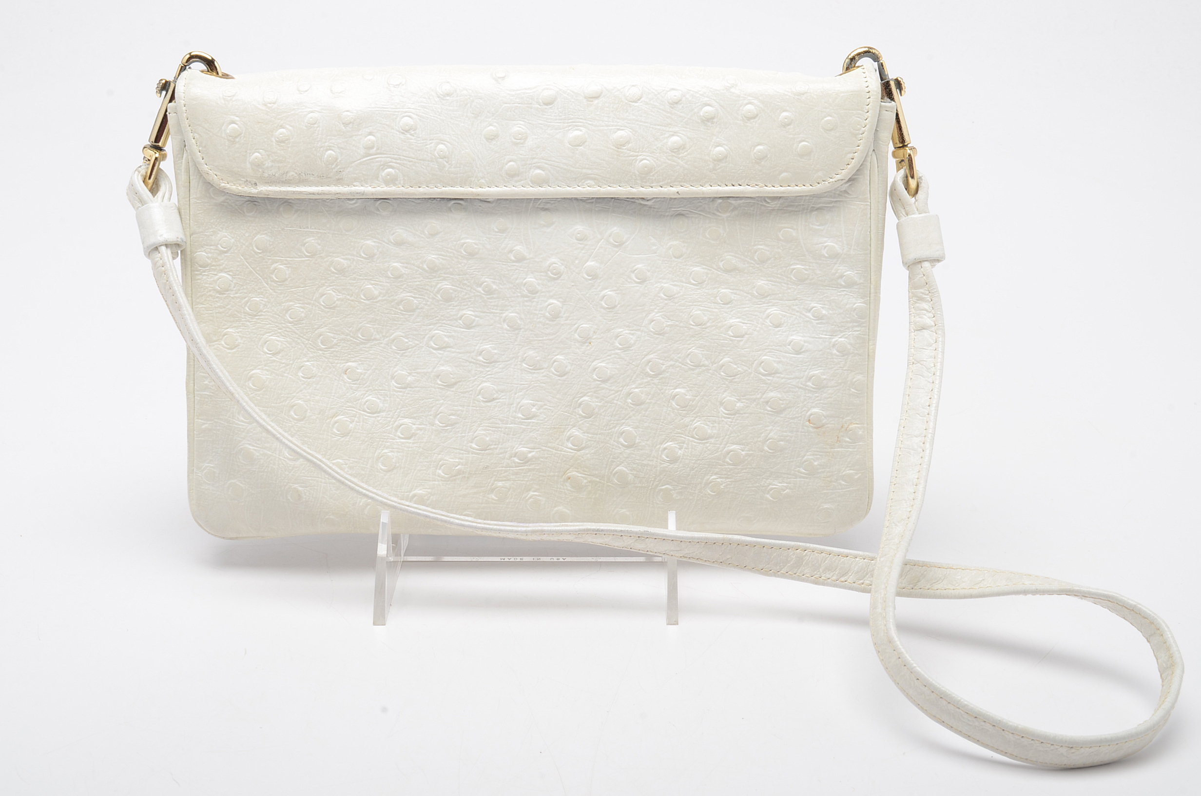 White handbags and Makeup Bag