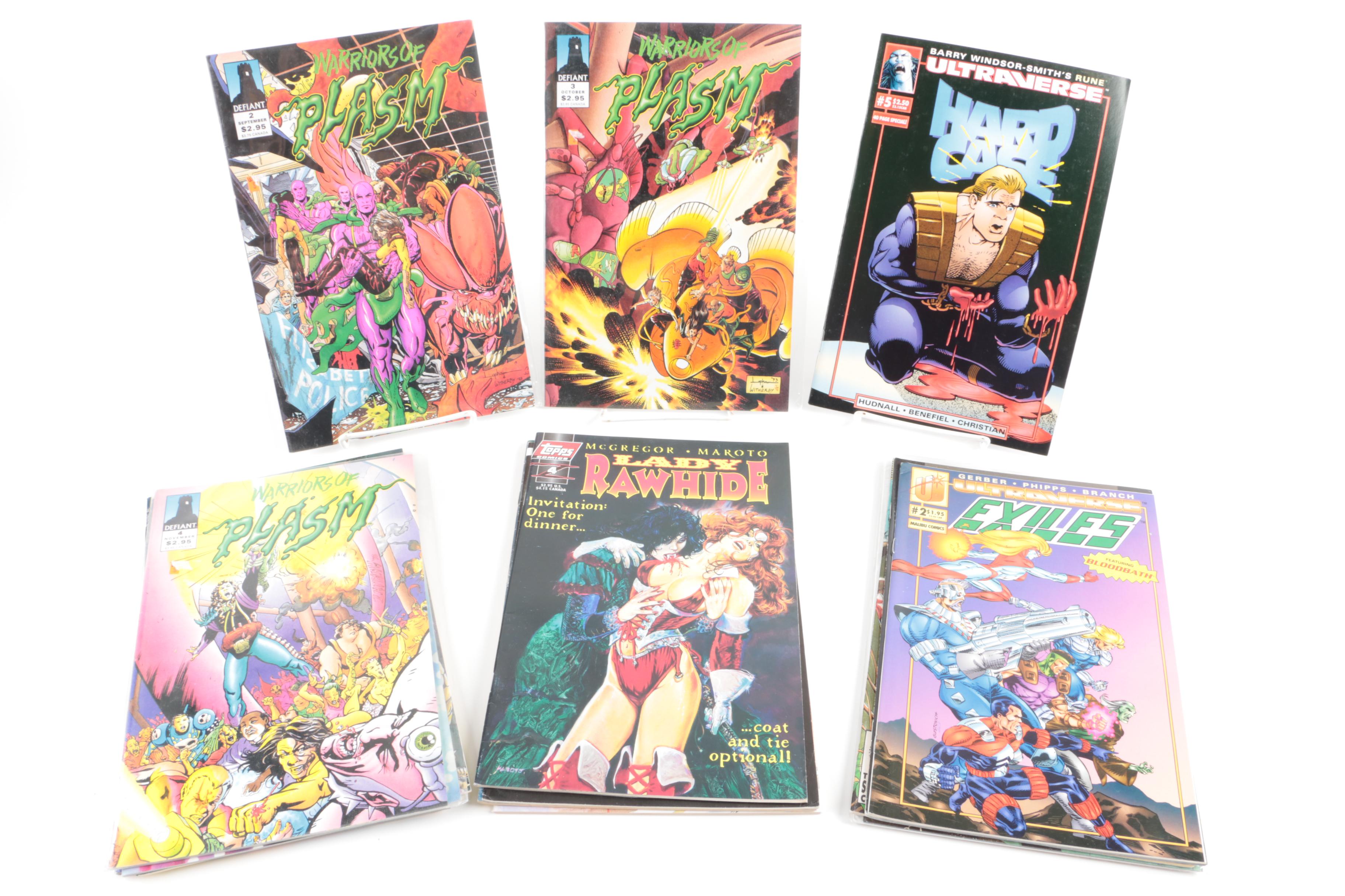 Assorted Modern Age Comic Books featuring "Warriors of Plasm"