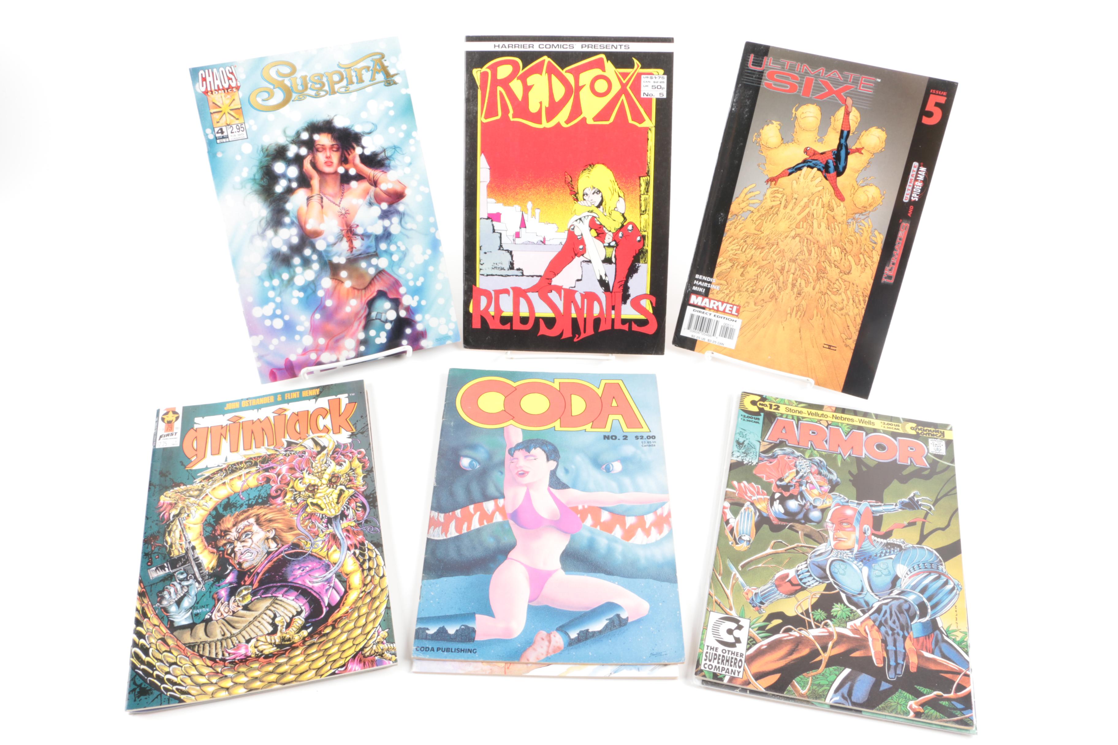 Assorted Modern Age Comic Books featuring "Warriors of Plasm"