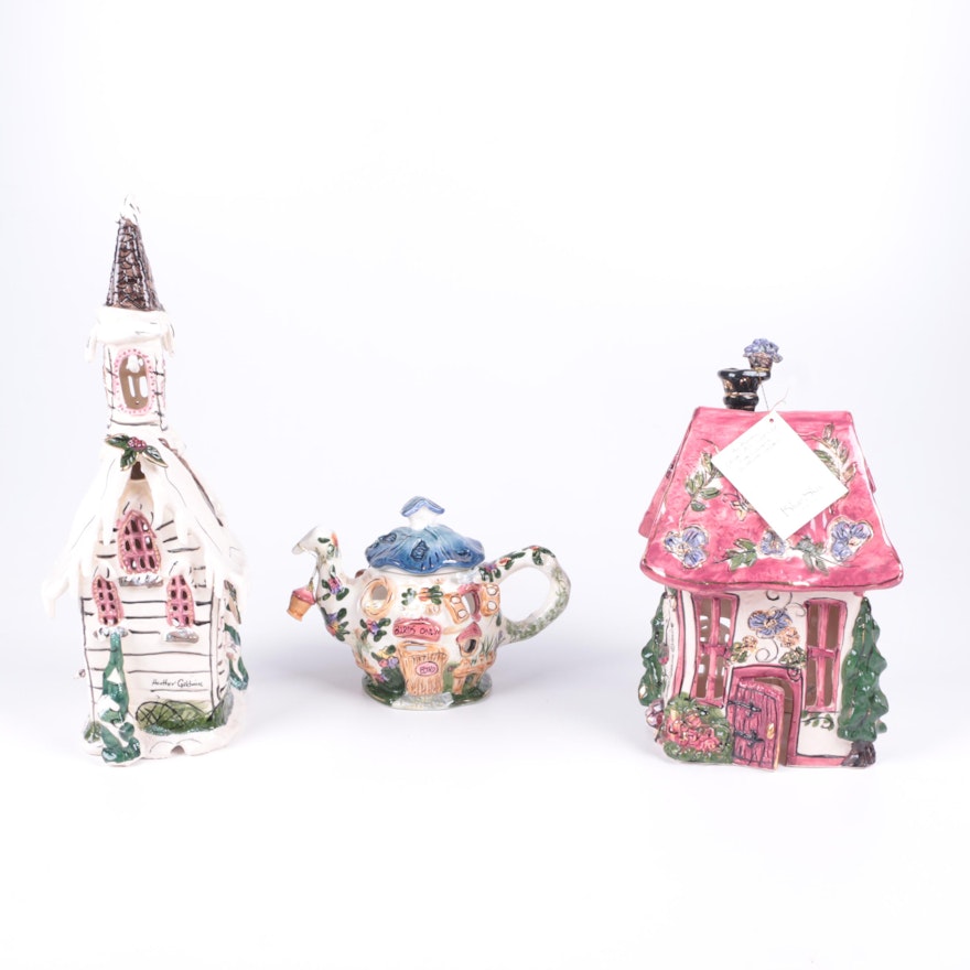 Christmas Ceramic Decor Including Clayworks