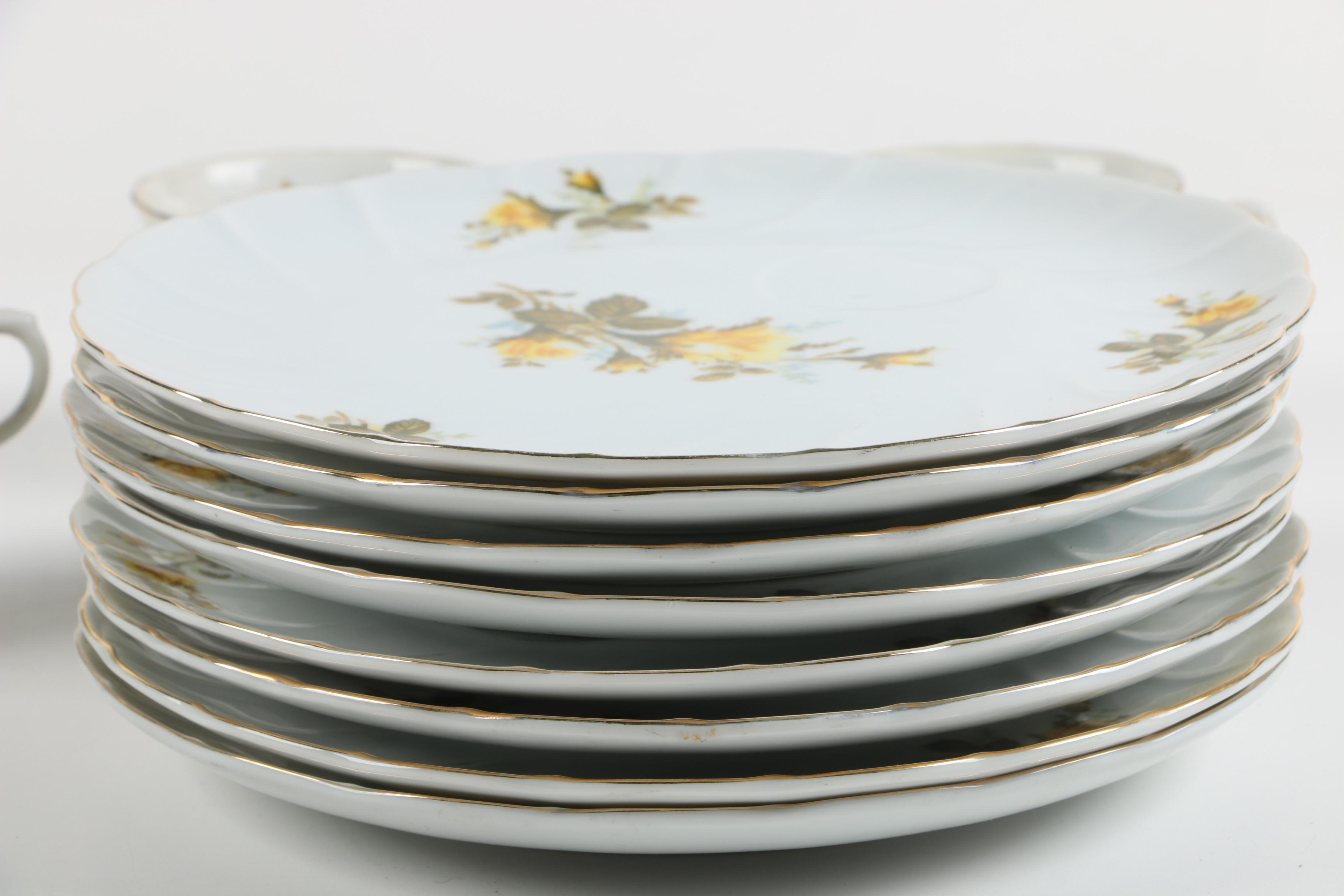 Vintage Porcelain Tea Snack Sets