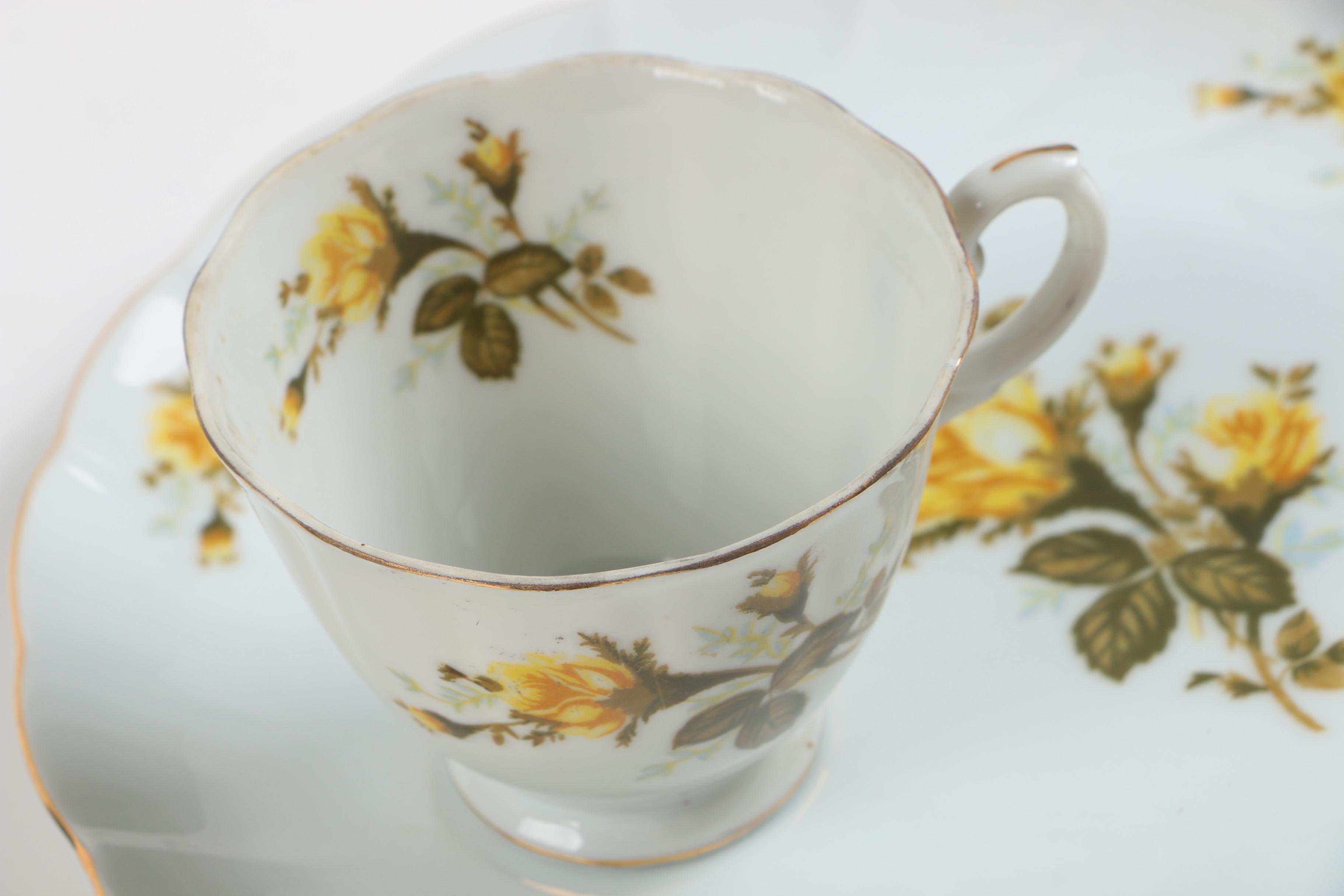 Vintage Porcelain Tea Snack Sets