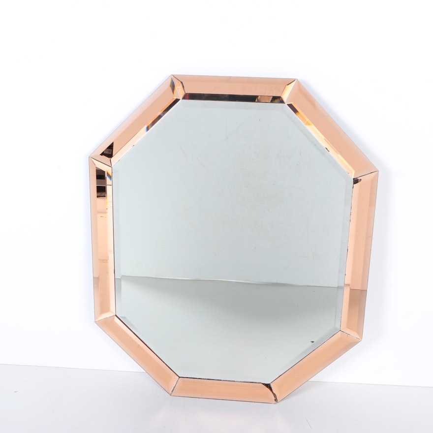 Hexagonal Beveled Wall Mirror