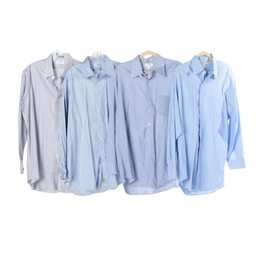 Men's Paul Fredrick Button-Down Dress Shirts