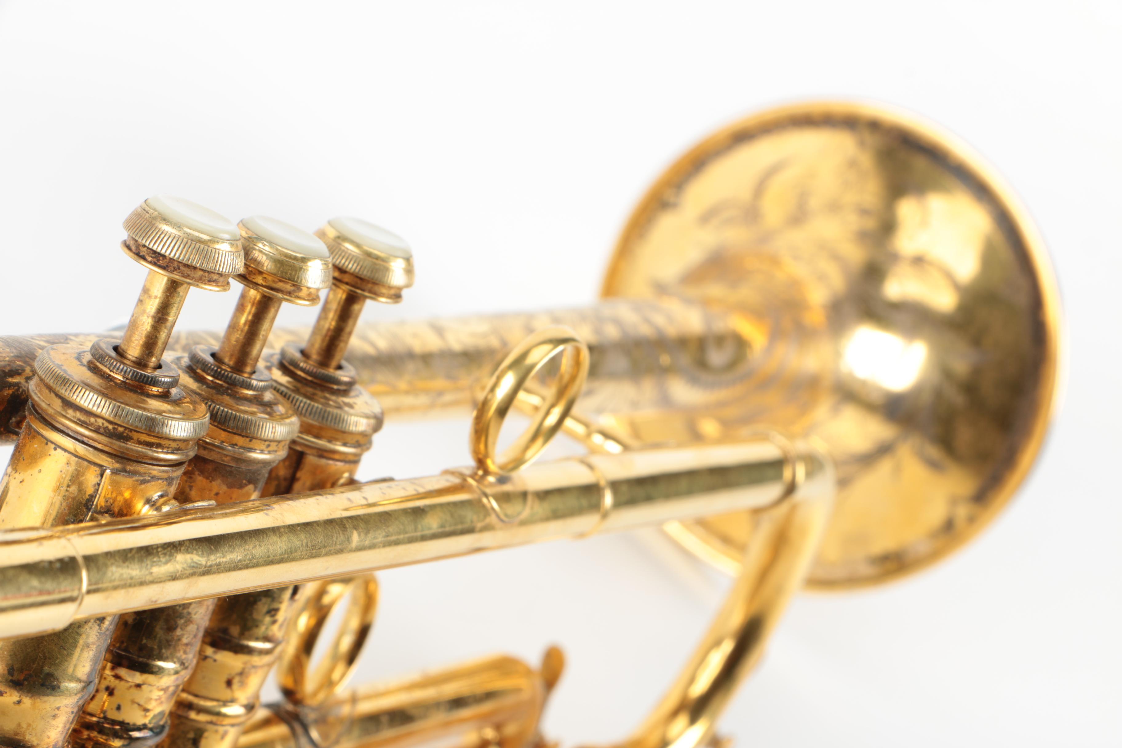 Vintage C.G Conn Trumpet and Case