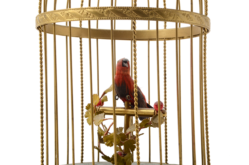 Antique Singing Bird Cage Automaton