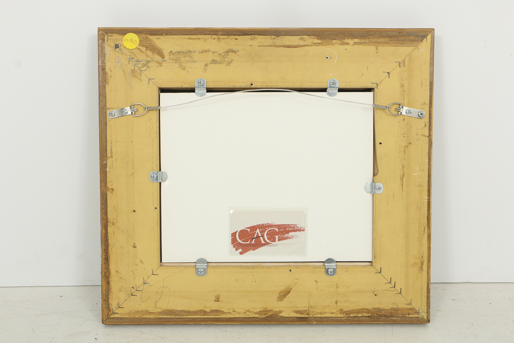 J. Alden Weir Oil Painting on Canvas Board of Impressionist Landscape