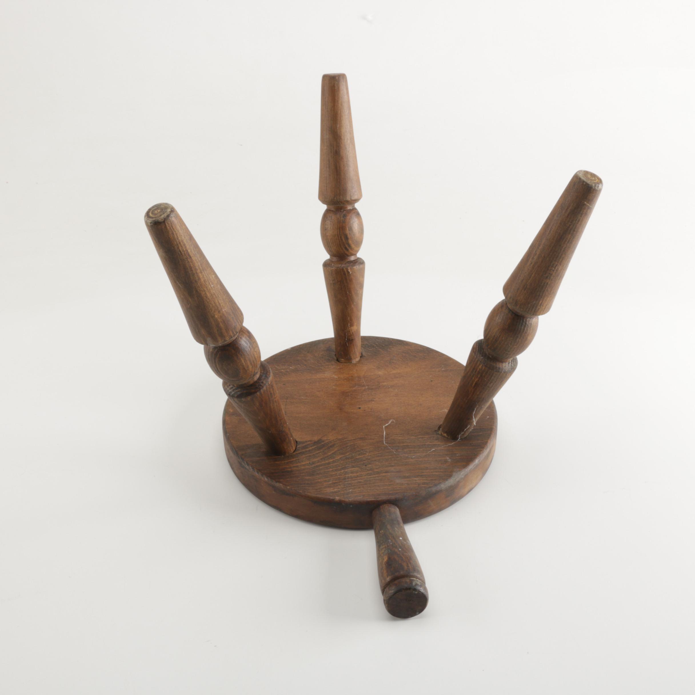 Oak Milking Stool
