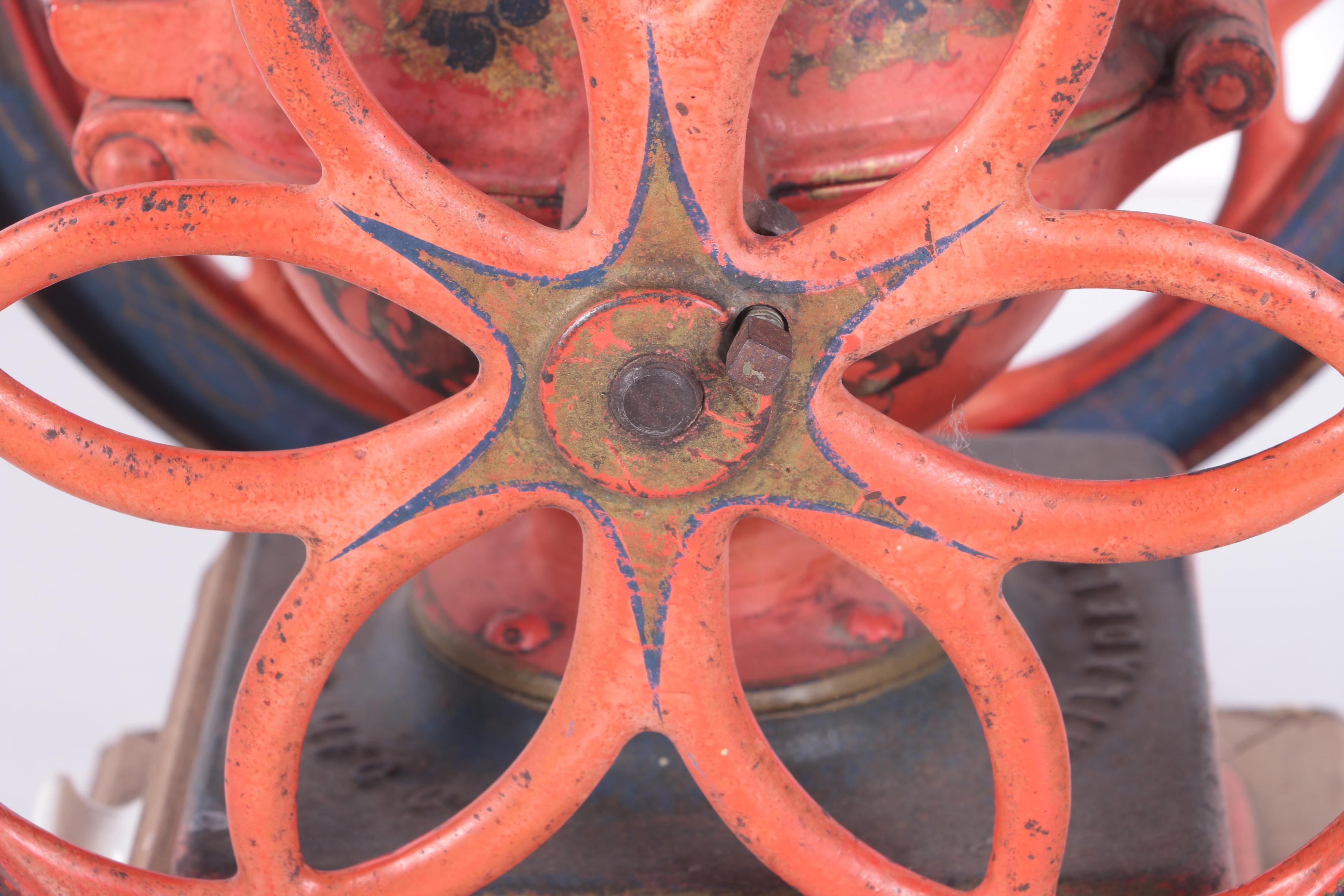 Vintage Enterprise Cast Iron Double Wheel Coffee Mill