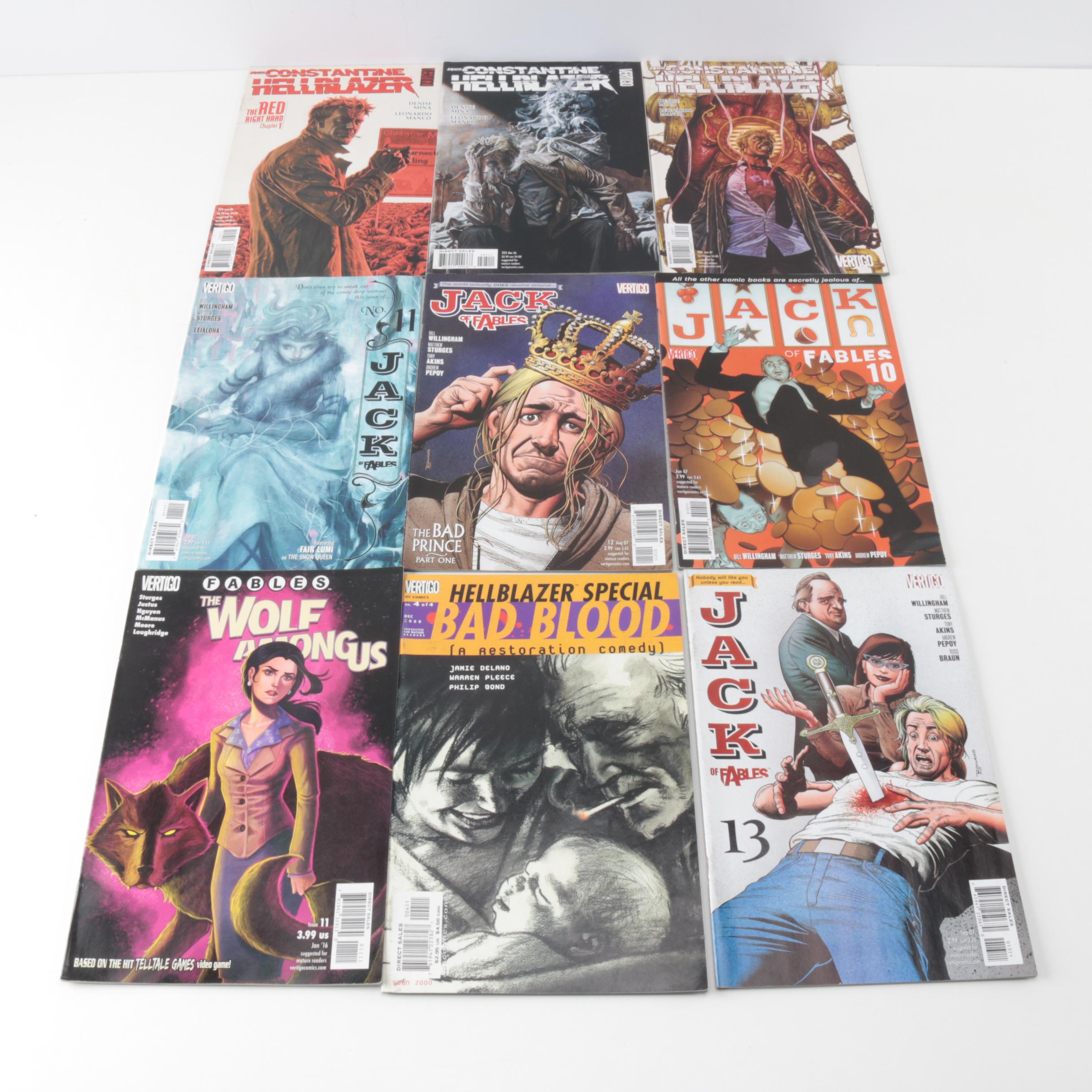Collection of Vertigo Comic Books featuring "Jonah Hex"
