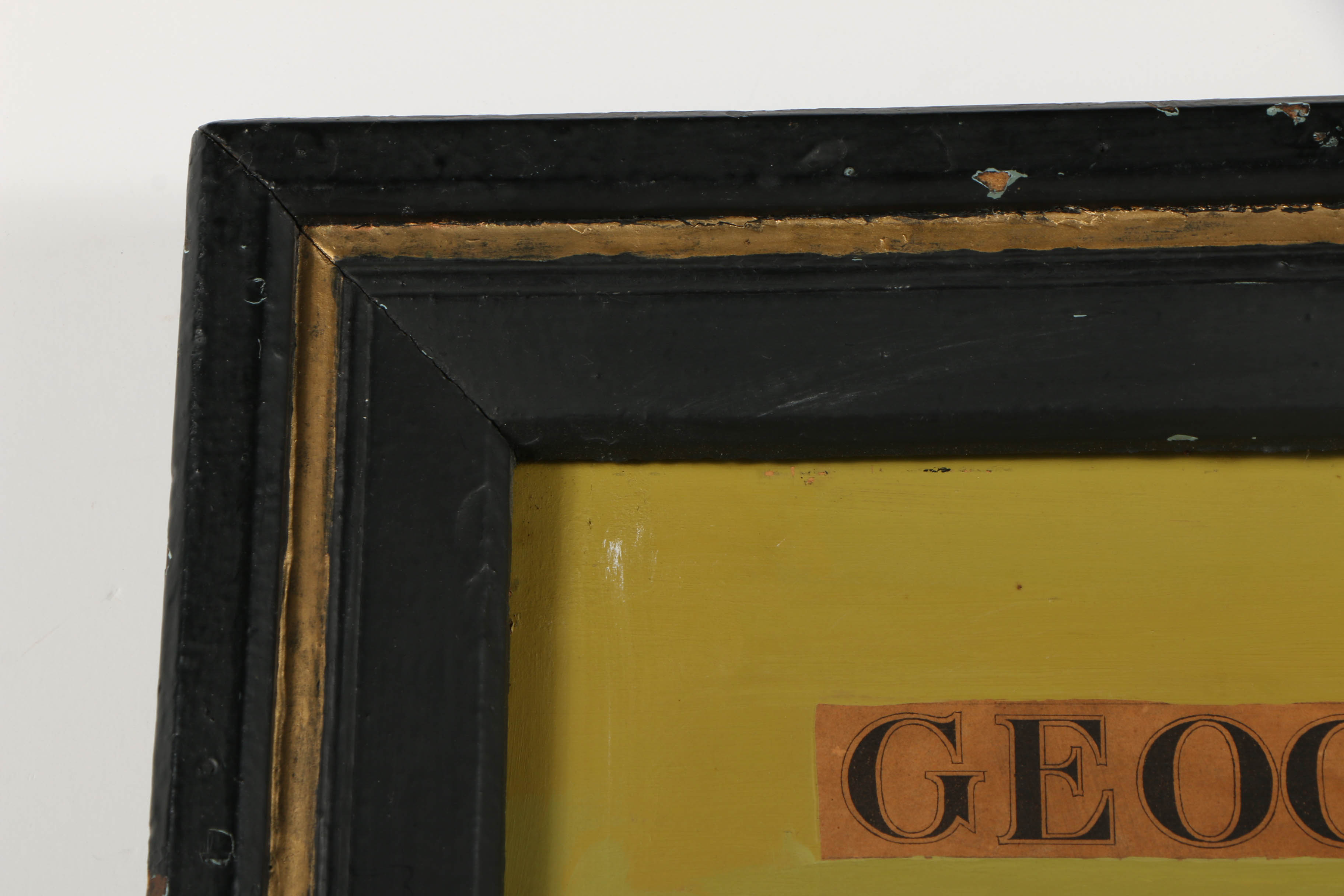 Antique Lithograph Map "Moon's Geographical Definitions"