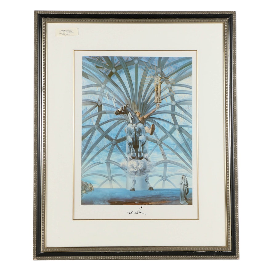 Offset Lithograph After Salvador Dali's "Saint Jacques le Grand"