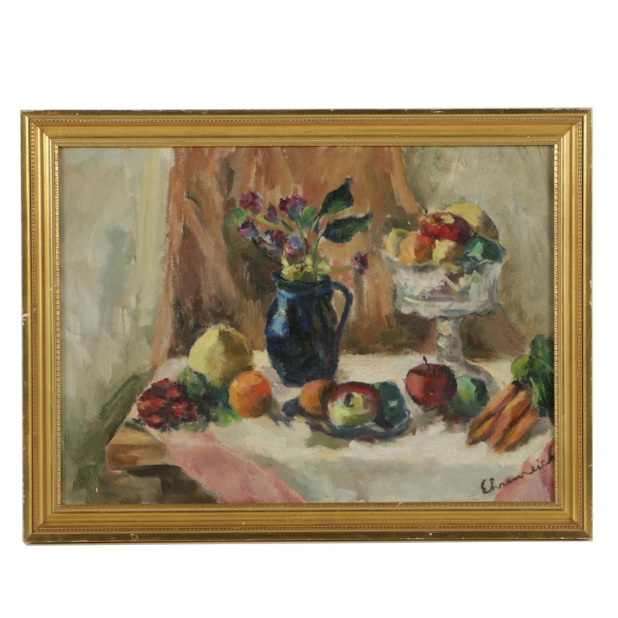 Oil Painting on Canvas of a Still Life