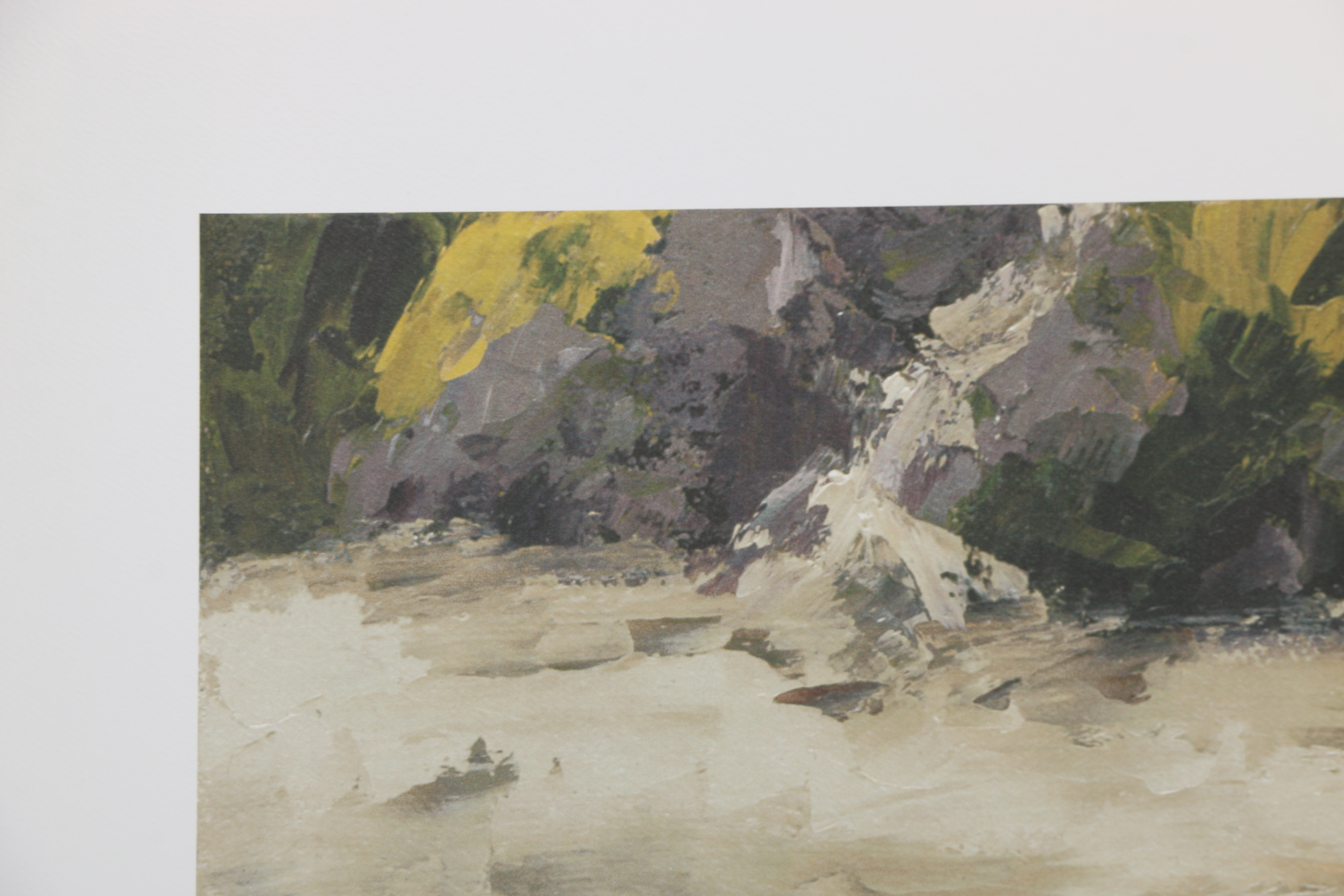 Elaine Hughes Limited Edition Offset Lithograph "Sandy Feet"