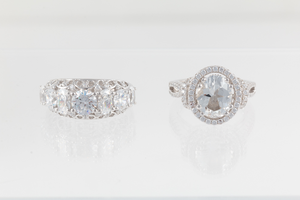 Sterling Silver Cubic Zirconia Rings