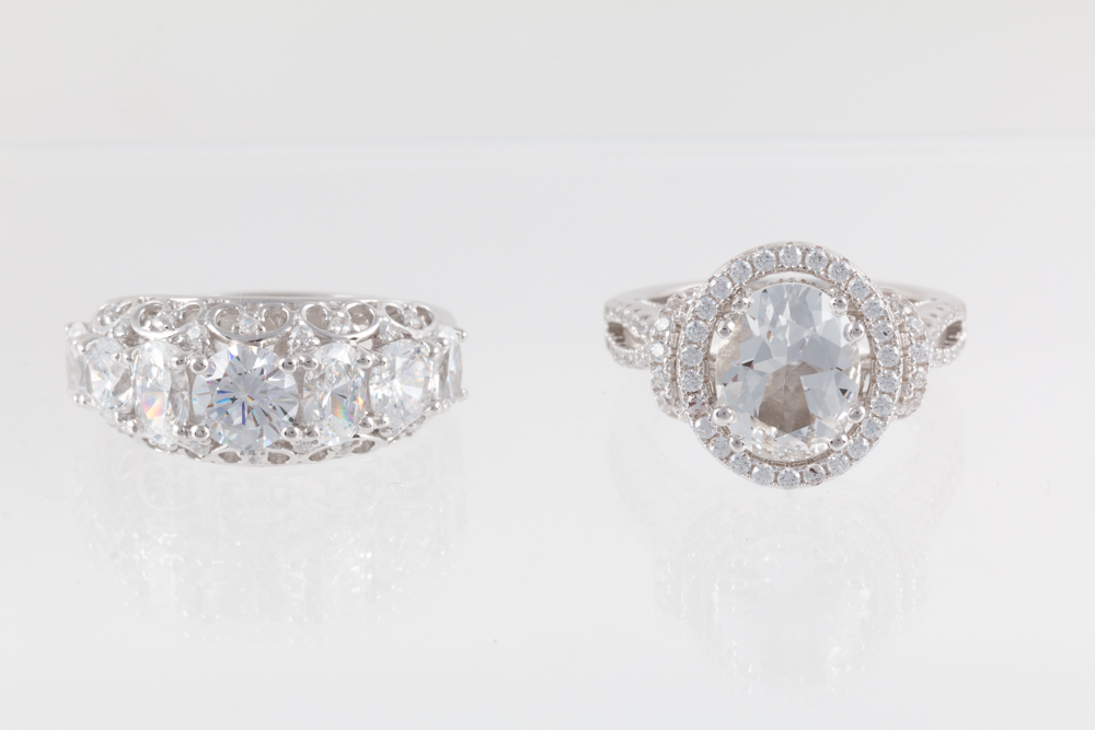Sterling Silver Cubic Zirconia Rings
