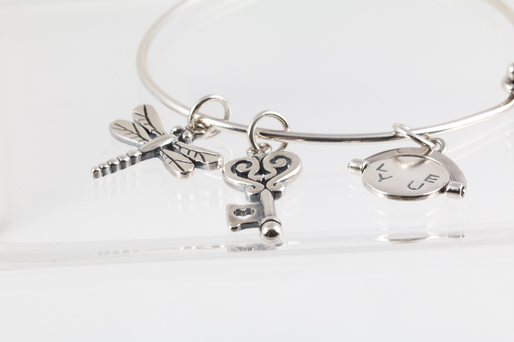 James Avery Sterling Silver Necklace and Charm Bracelet