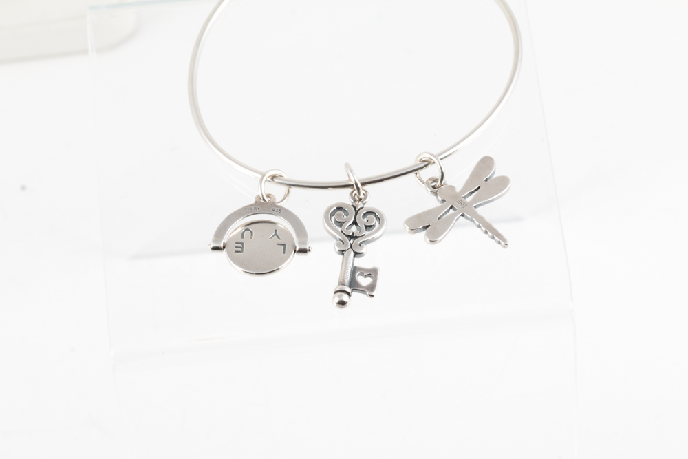 James Avery Sterling Silver Necklace and Charm Bracelet