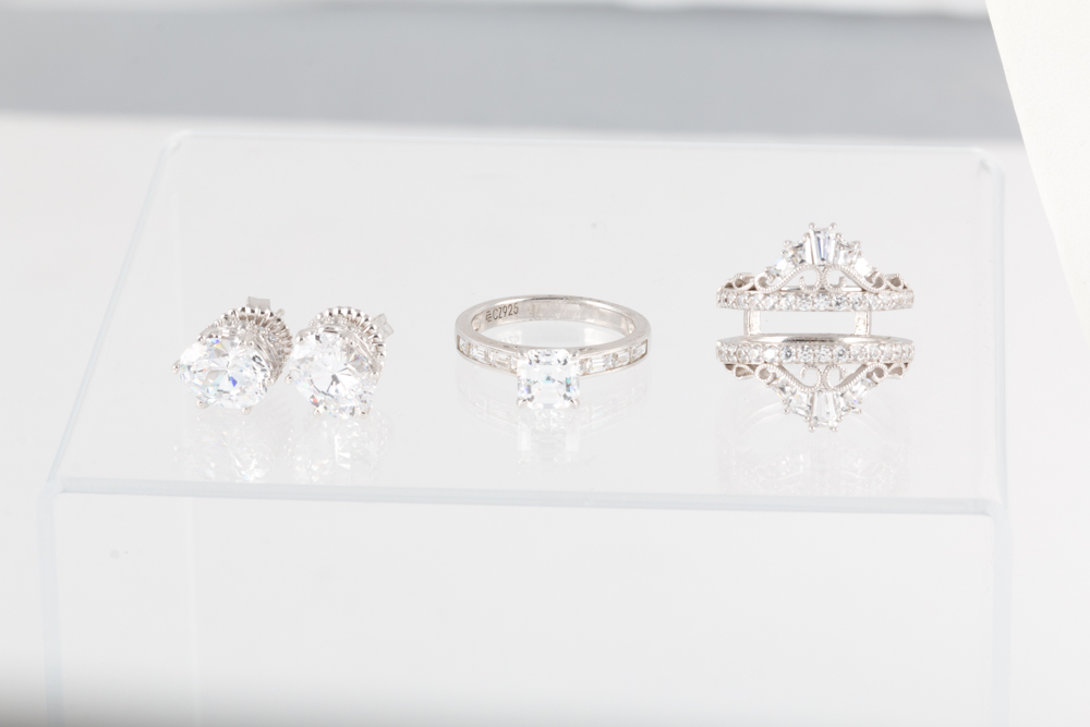 Sterling Silver Cubic Zirconia Jewelry