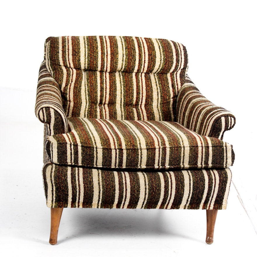 Vintage Upholstered Armchair