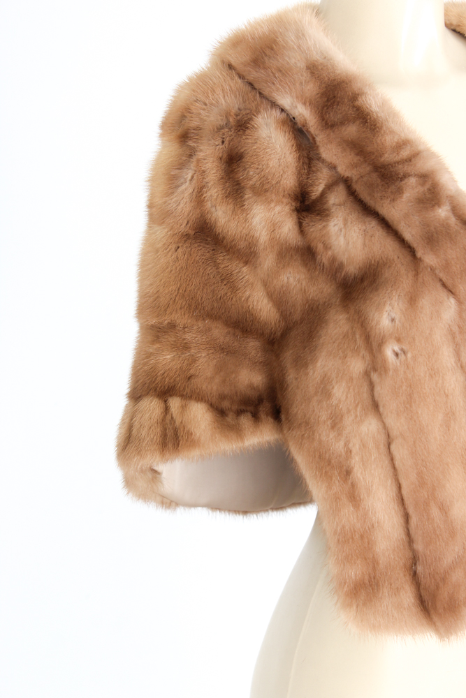 Vintage Maison Blanche Mink Fur Stole