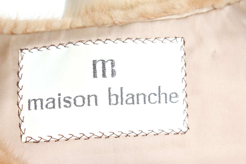 Vintage Maison Blanche Mink Fur Stole