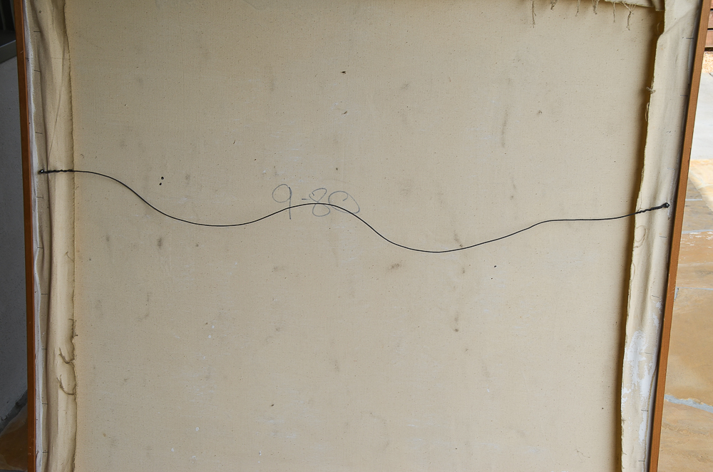 Gino Hollander 1978 Oil on Canvas Abstract Painting