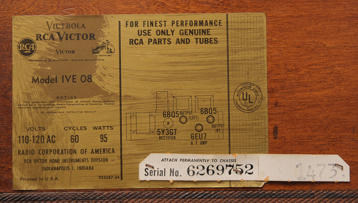 RCA Victor Vintage Record Player