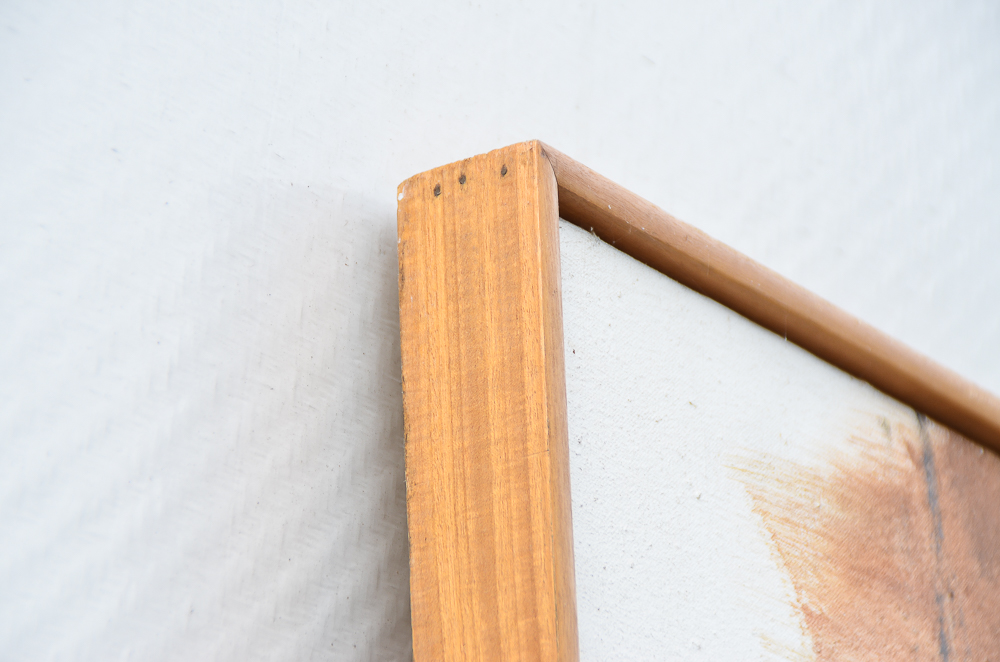 Gino Hollander 1972 Abstract Oil Painting on Canvas