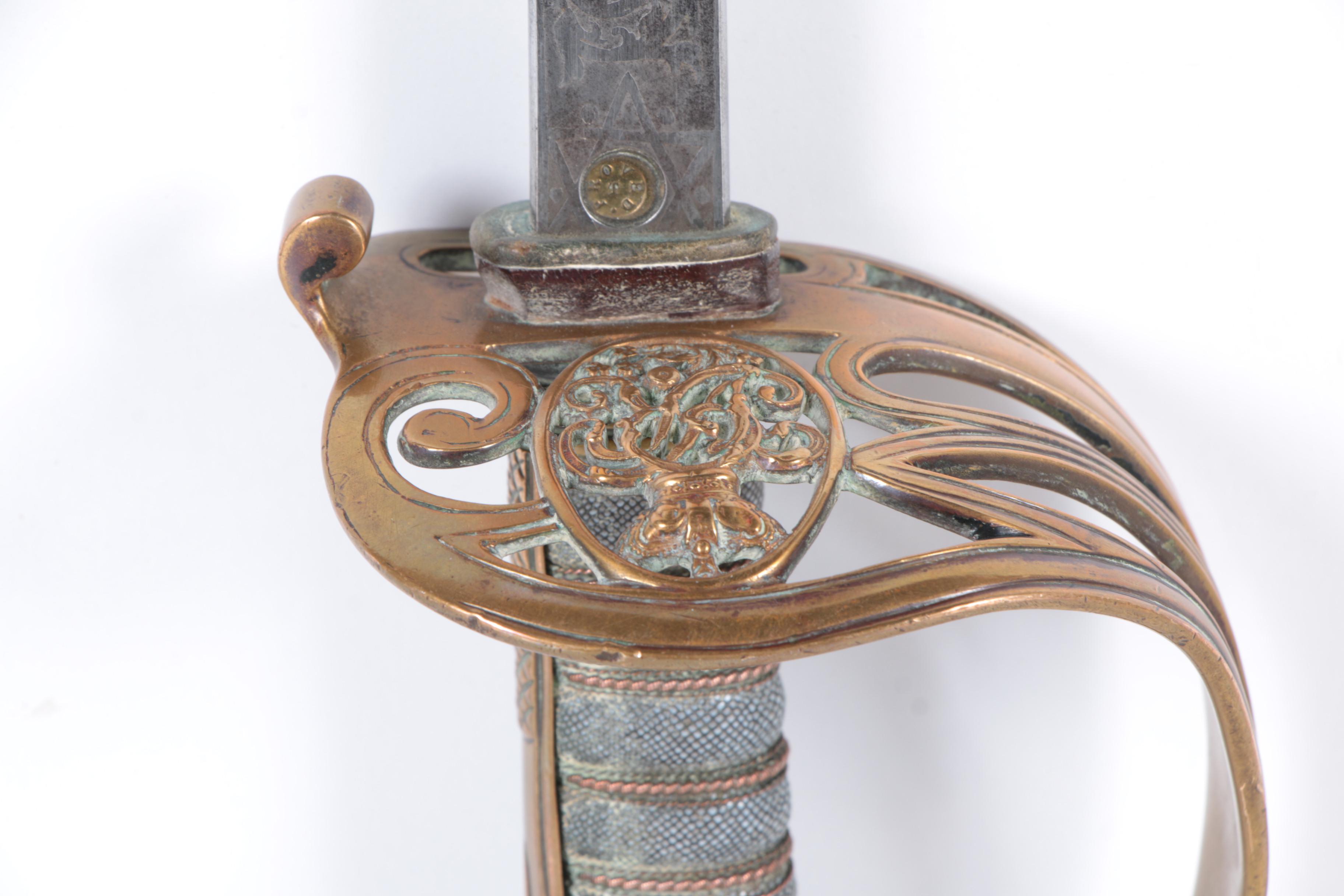 Antique Victorian British Infantry Sword