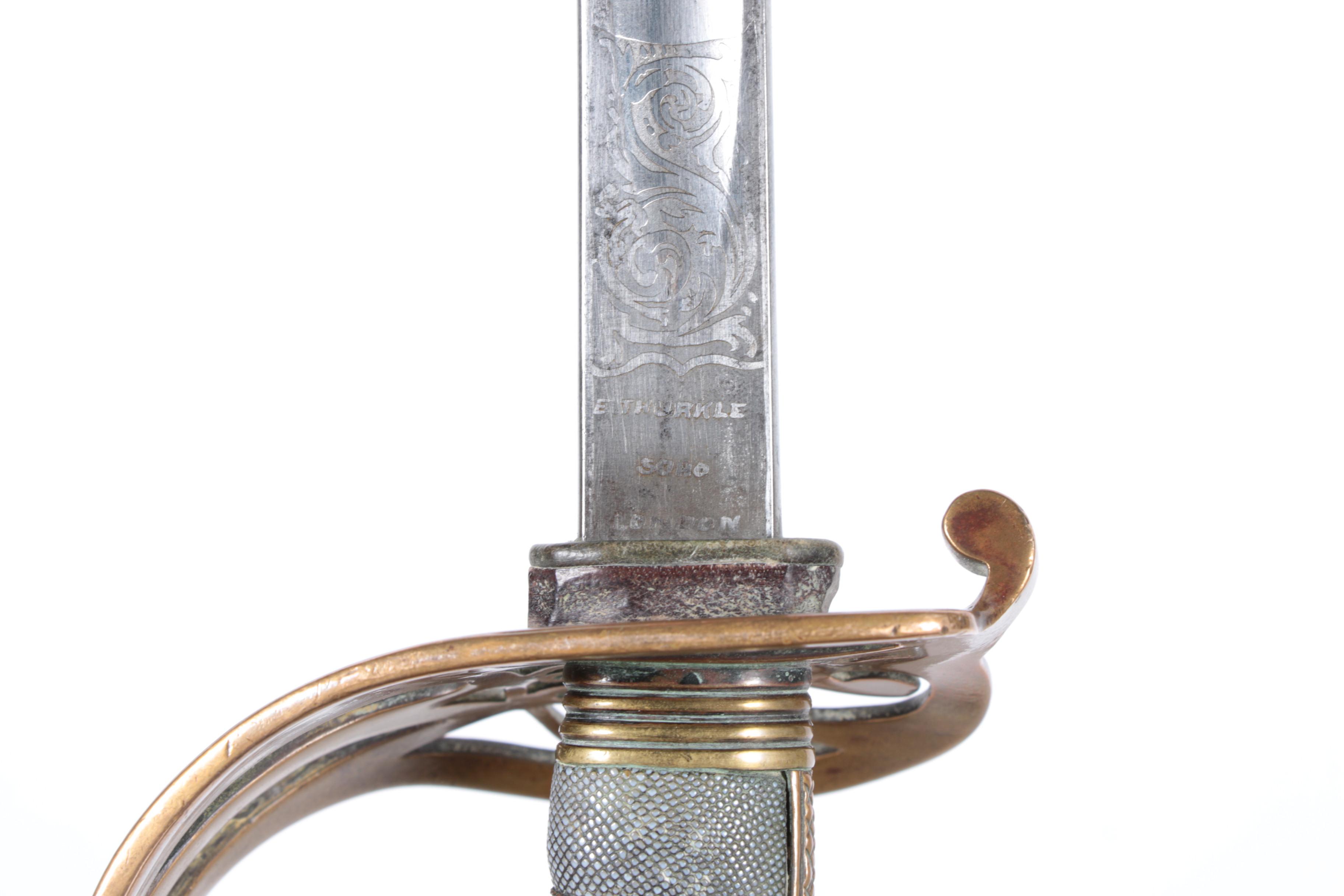 Antique Victorian British Infantry Sword