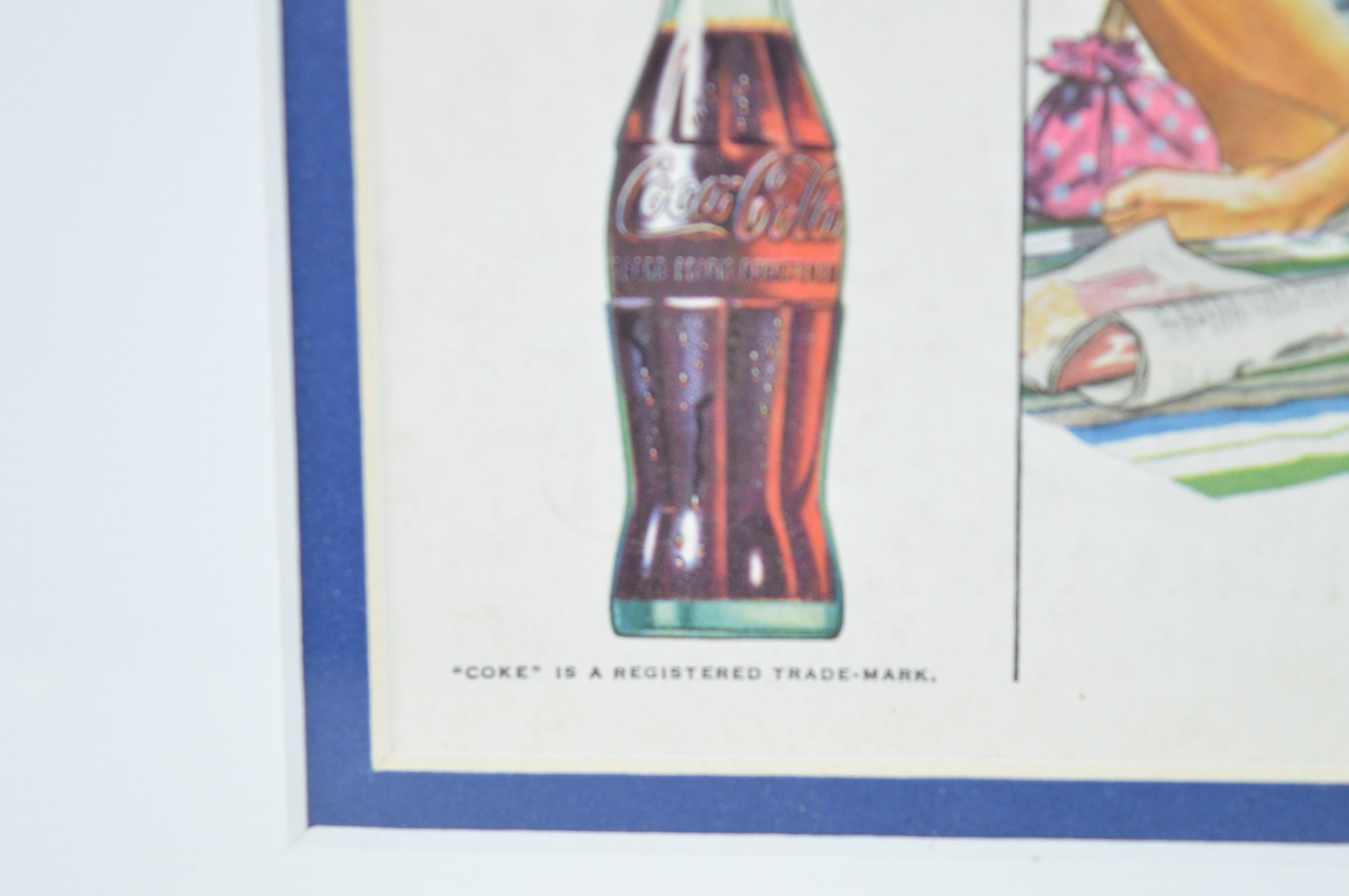 1954 Frame Coca-Cola Advertisement