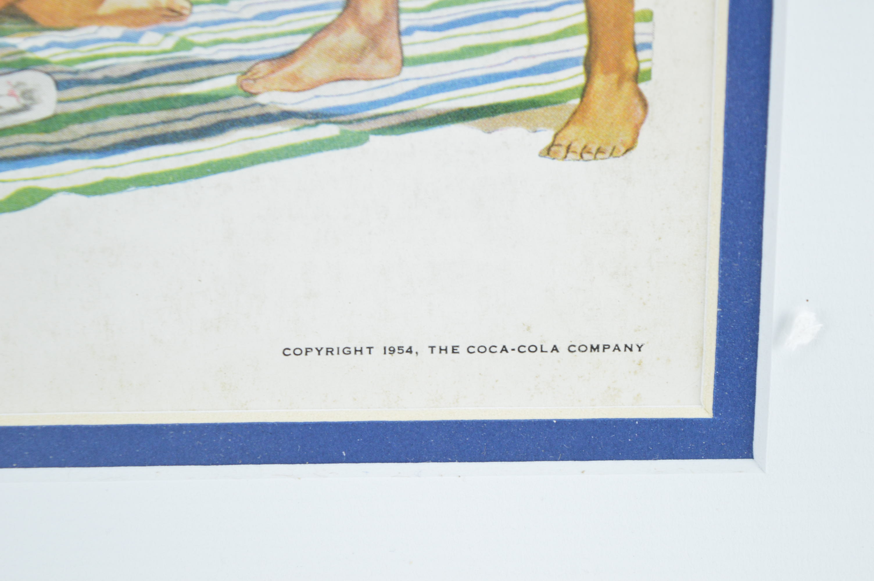 1954 Frame Coca-Cola Advertisement