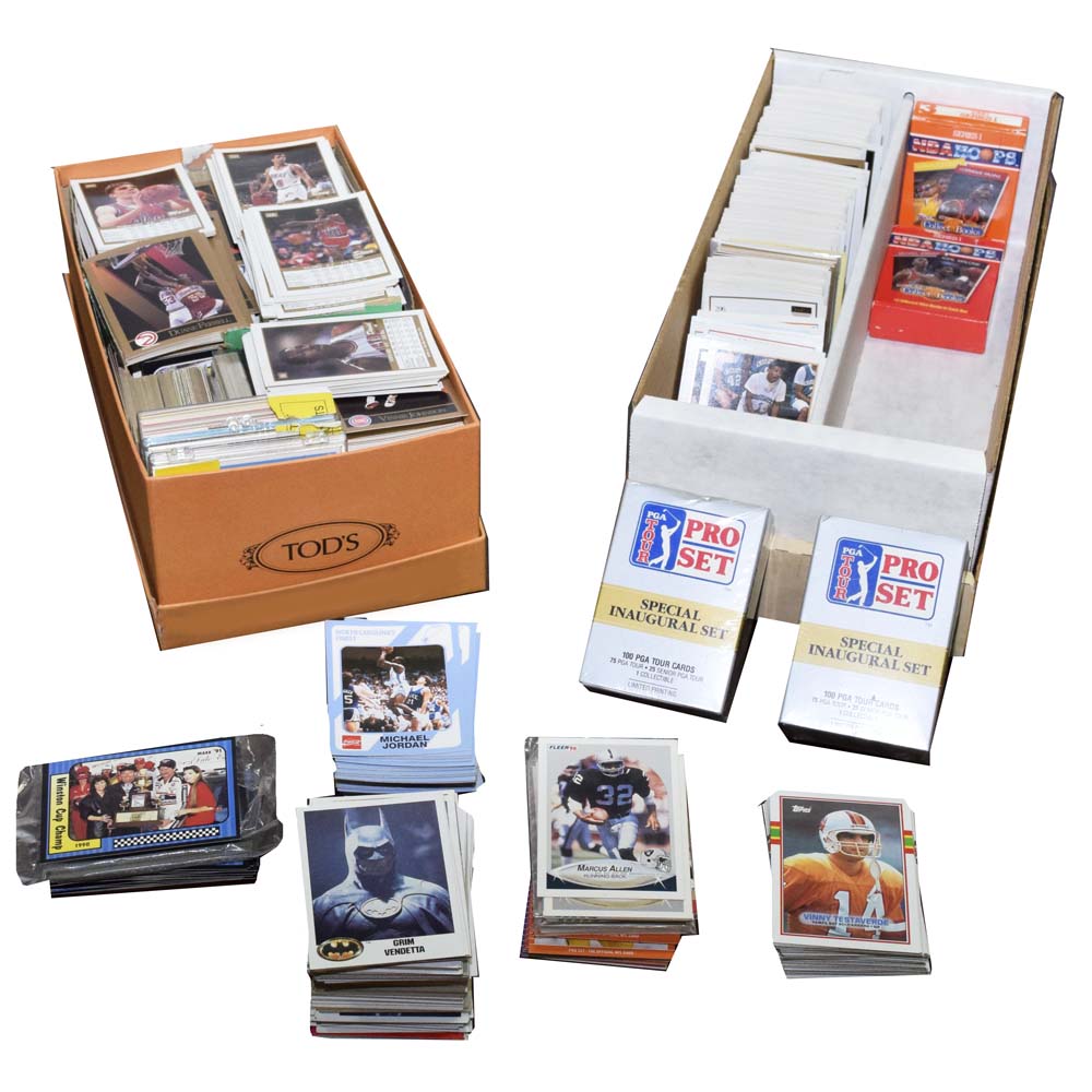 Trading Cards Featuring '90s NBA, '80s and '90s NFL, Batman, More