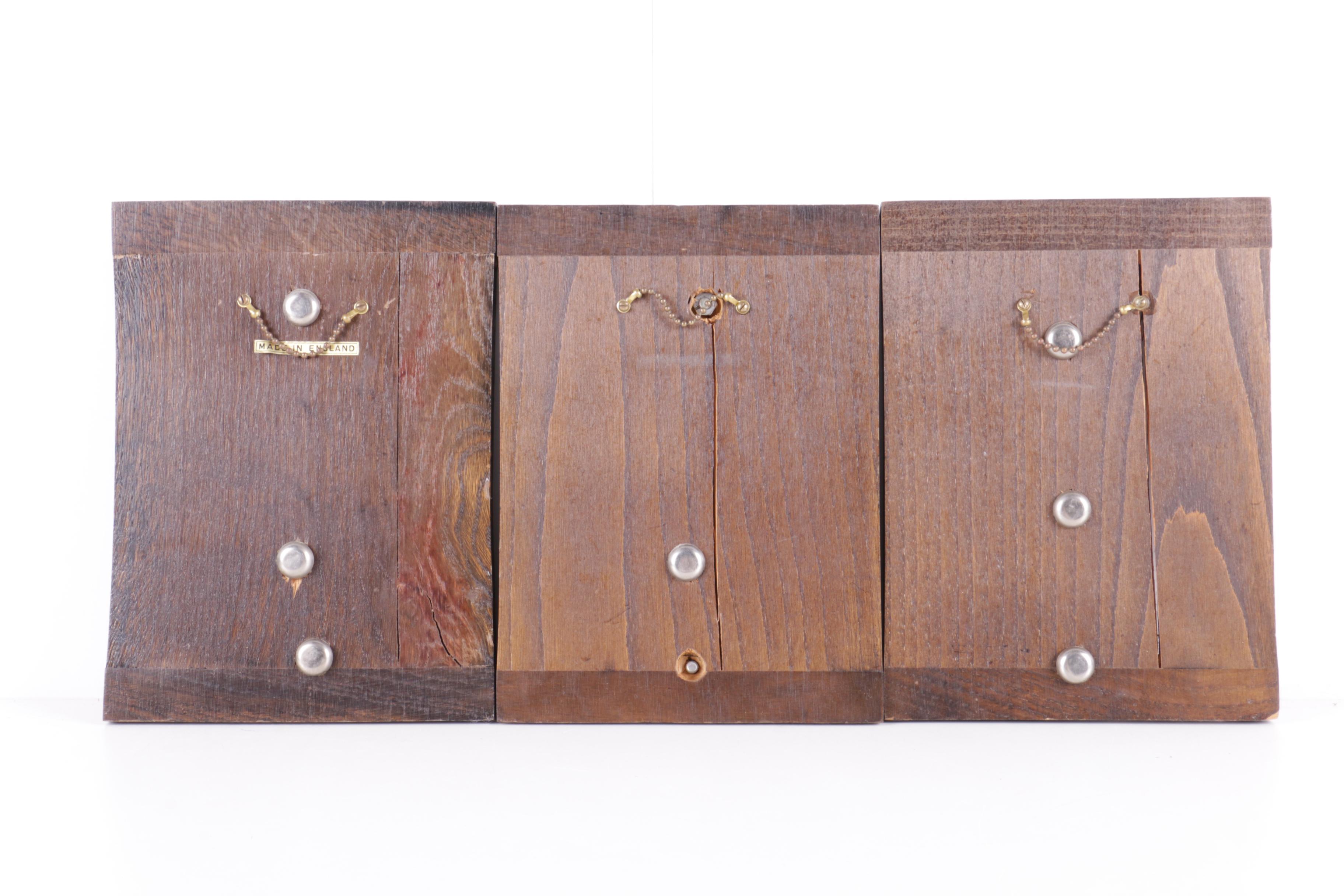 Reproduction Brass Reliefs of Medieval Figures