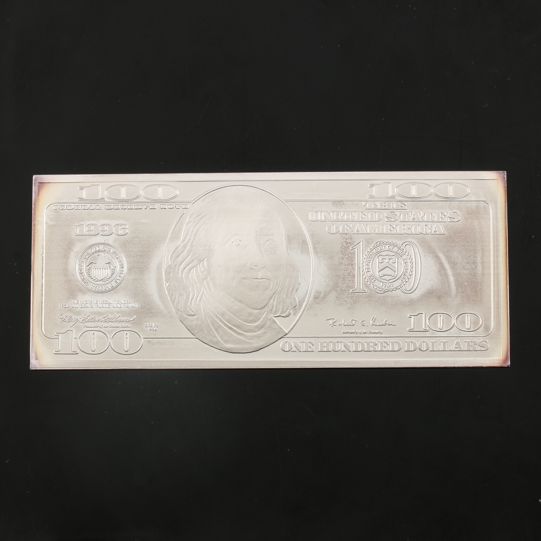 1996 $100 Franklin Quarter Pound Silver Proof