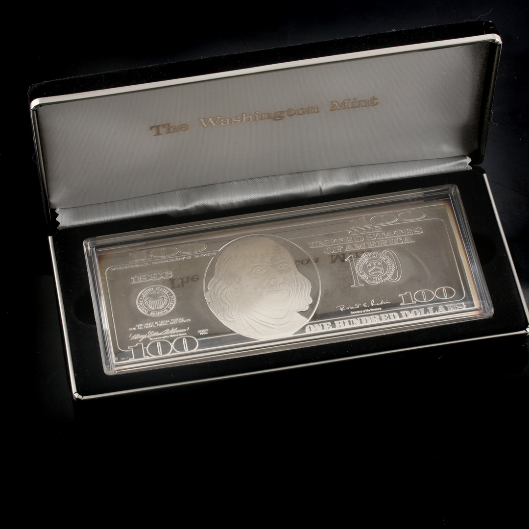 1996 $100 Franklin Quarter Pound Silver Proof