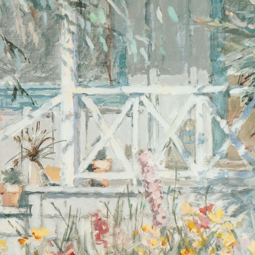 B. Gregory Limited Edition Offset Lithograph "Laguna Garden"