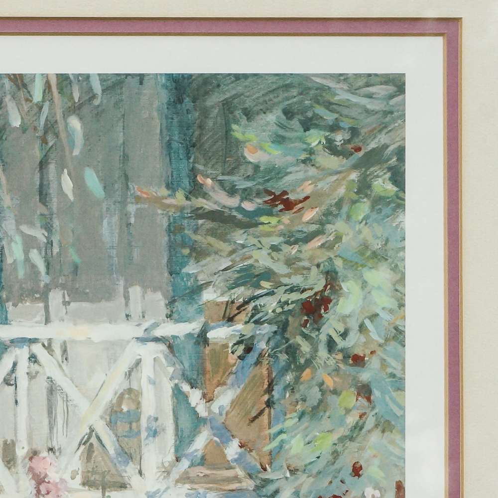 B. Gregory Limited Edition Offset Lithograph "Laguna Garden"