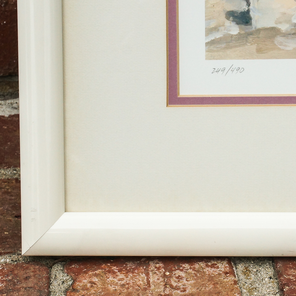 B. Gregory Limited Edition Offset Lithograph "Laguna Garden"