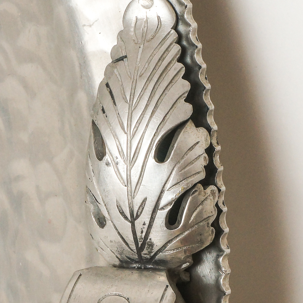 Vintage Trade Continental Hand Wrought Aluminum Tray