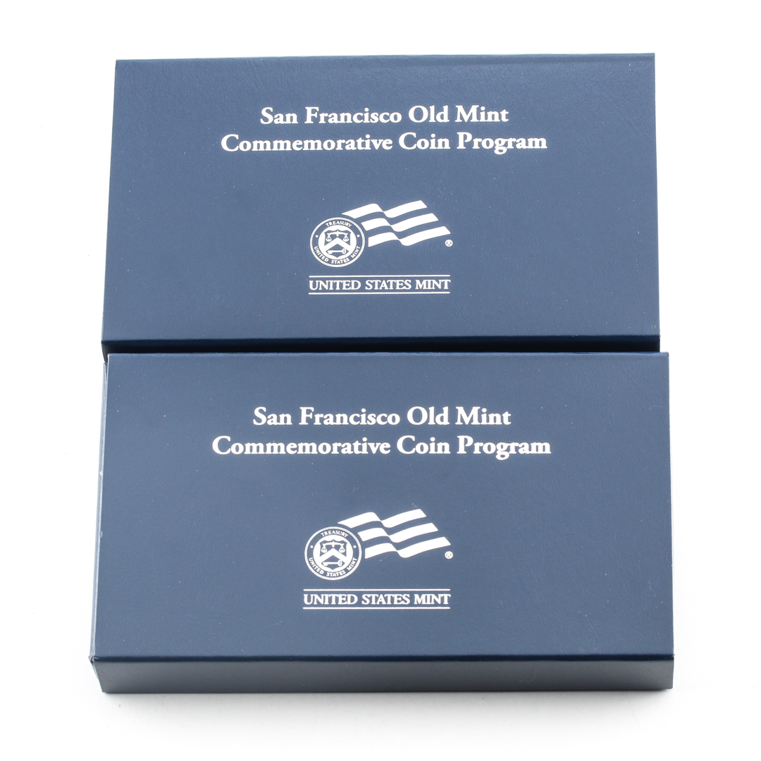 Four Modern Commemorative U.S. Silver Dollars