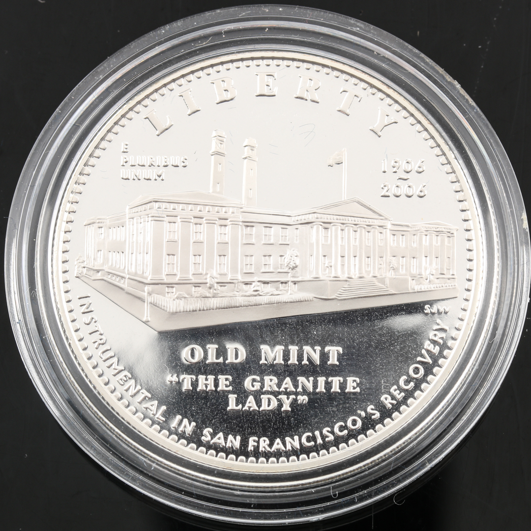 Four Modern Commemorative U.S. Silver Dollars