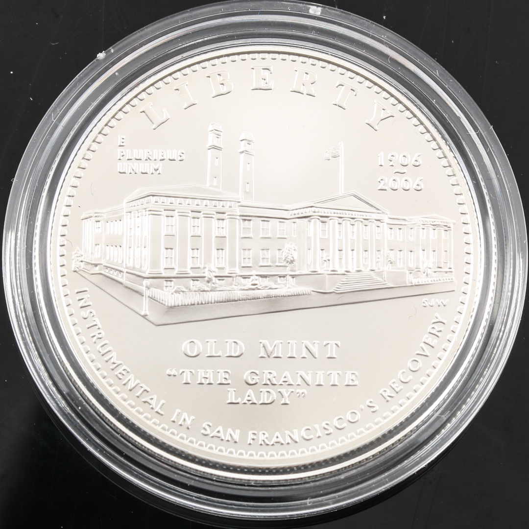 Four Modern Commemorative U.S. Silver Dollars