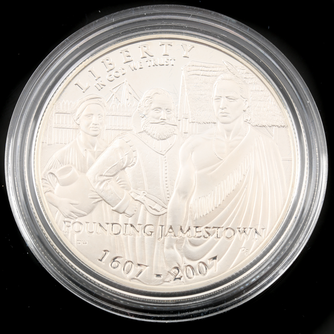 Four Modern Commemorative U.S. Silver Dollars