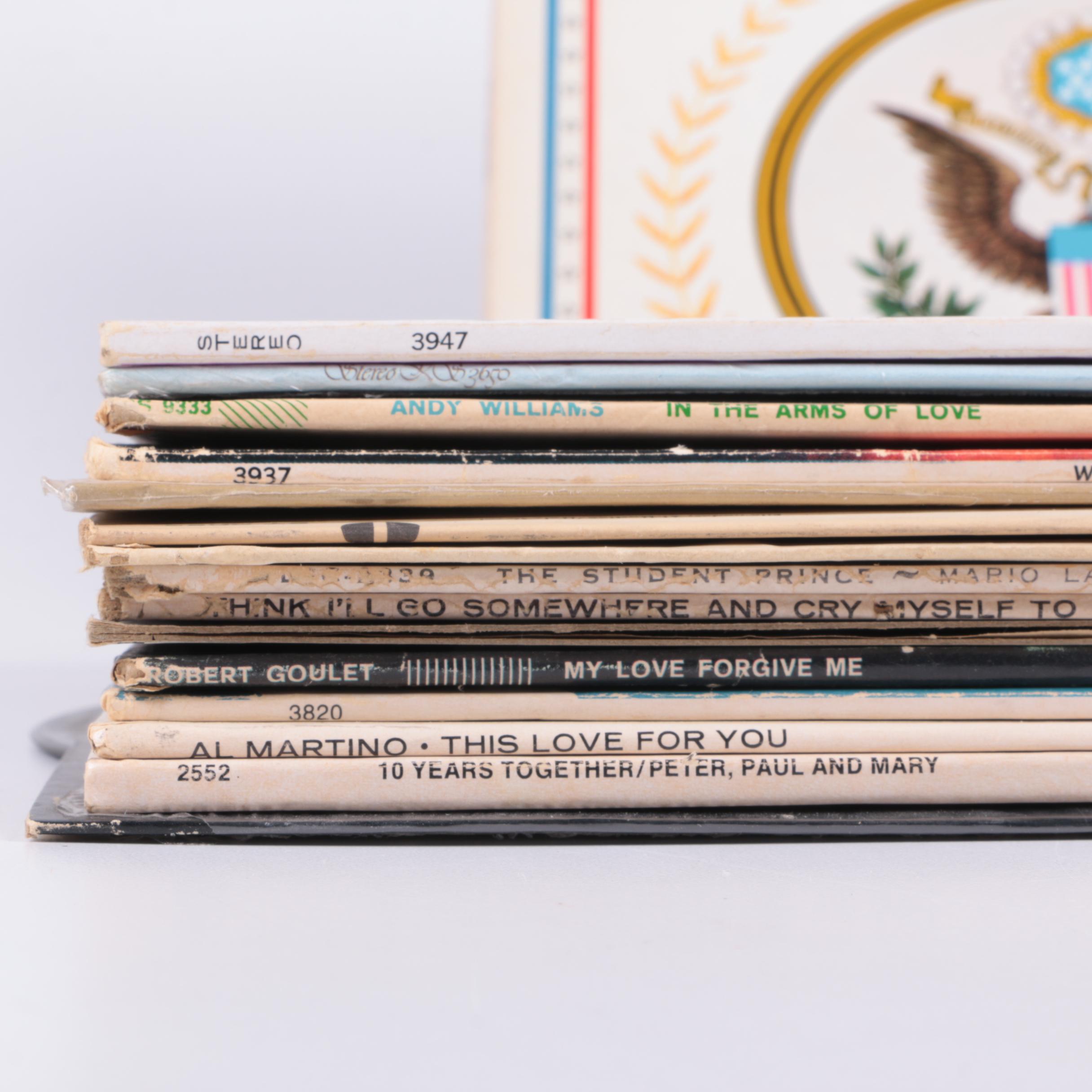 "Hall of Presidents," Al Martino, Johnny Mathis, and Other LPs